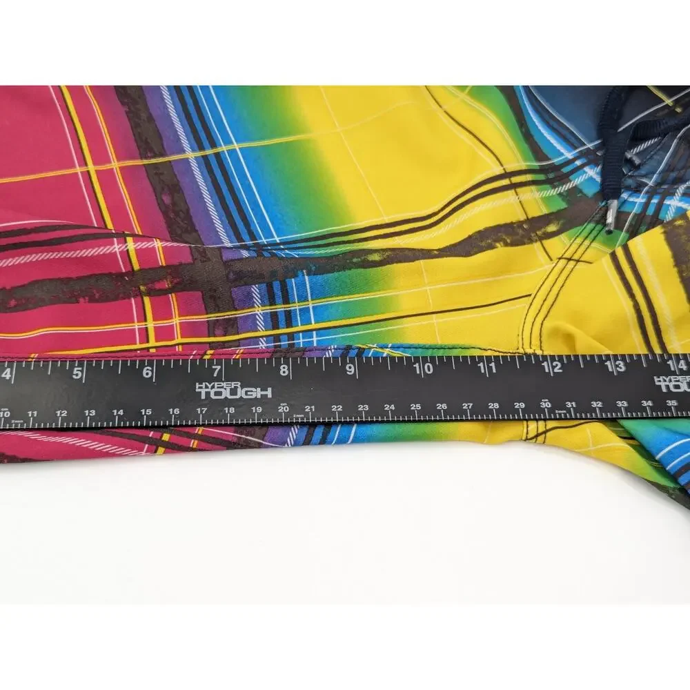 Quiksilver Men's Cypher Wonderland Surf Multicolor Plaid Board Shorts Size 28